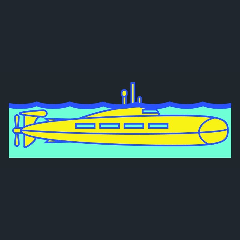 sous-marin eau surface périscope observation plongées