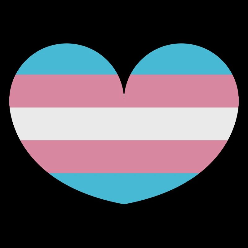 Drapeau trans heart