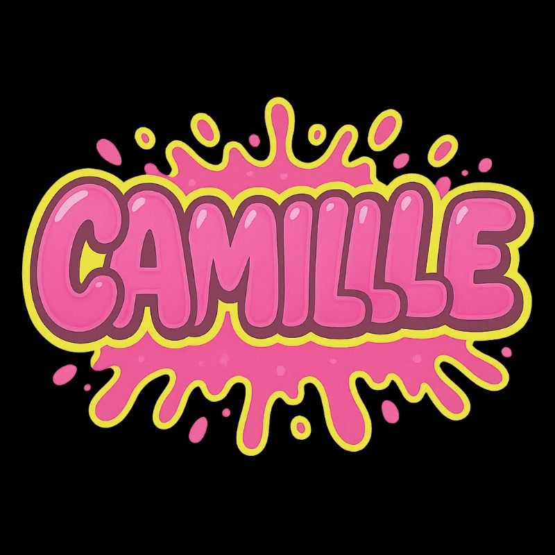 Graffiti  Camille Prénom cadeau idéal imprimable s