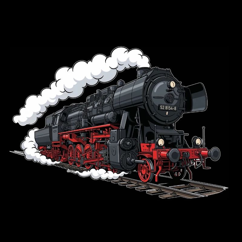 Dampf-Lokomotive 52 8154