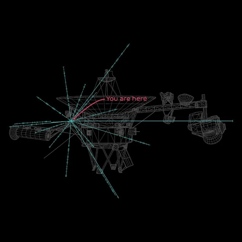 Voyager Pulsar Map Golden Record Space Probe