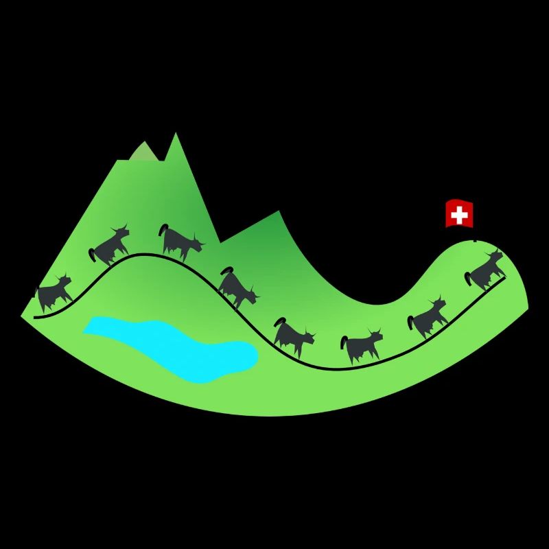 Gebirge in der Schweiz