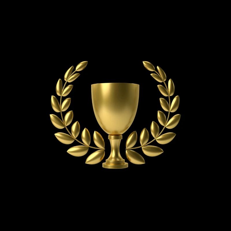 Coupe et lauriers