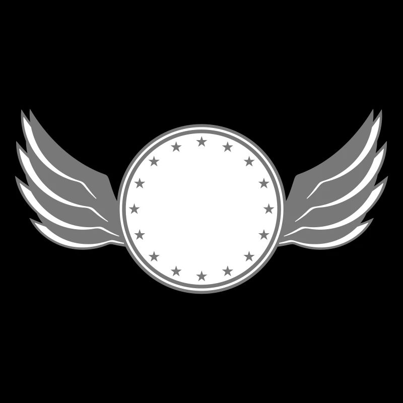 star circle frame round wing ring shield shield