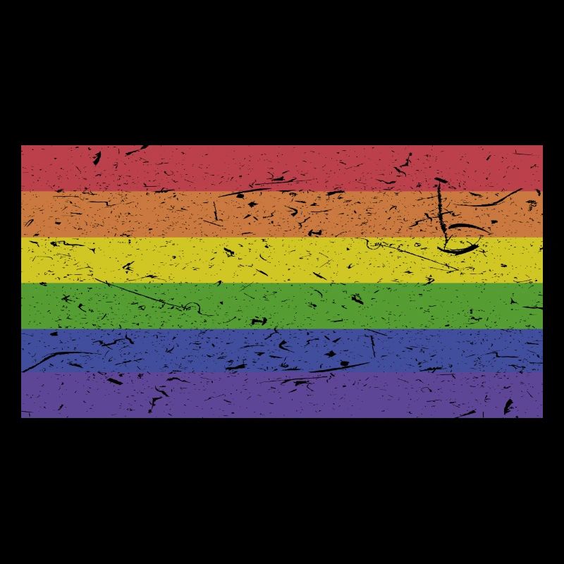 Rainbow Flag Vintage LGBT