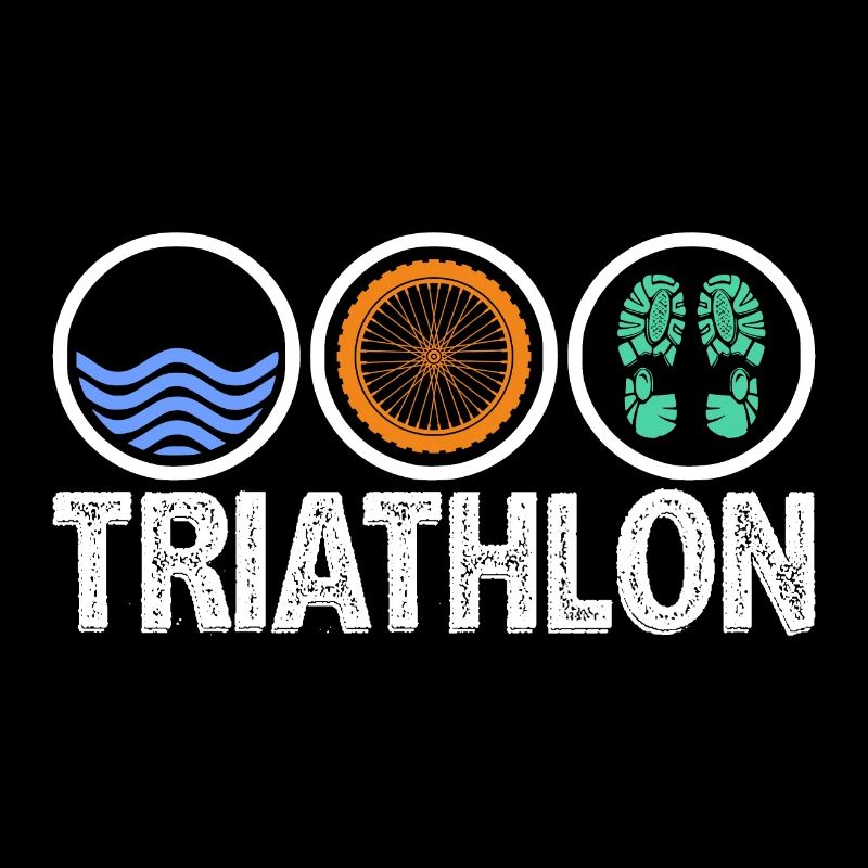 Triathlon Natation Cyclisme Course Cadeau