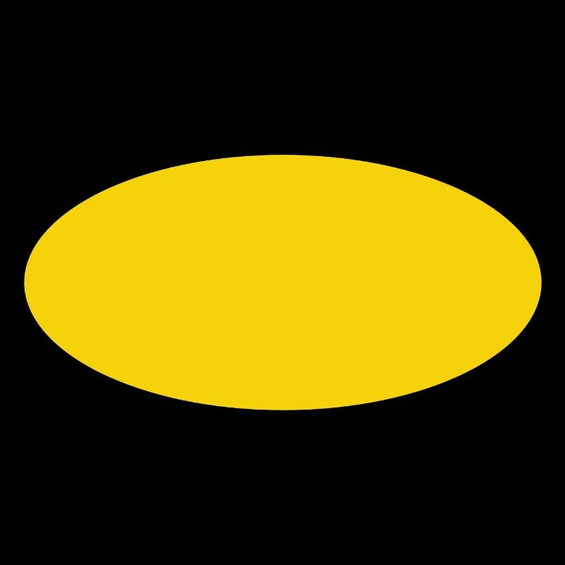 Hintergrund Oval Gelb