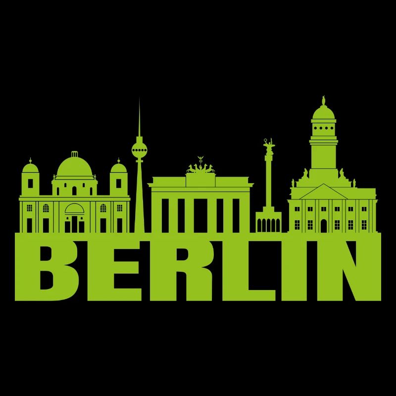 Skyline Berlin Deutschland Wahrzeichen Geschenk