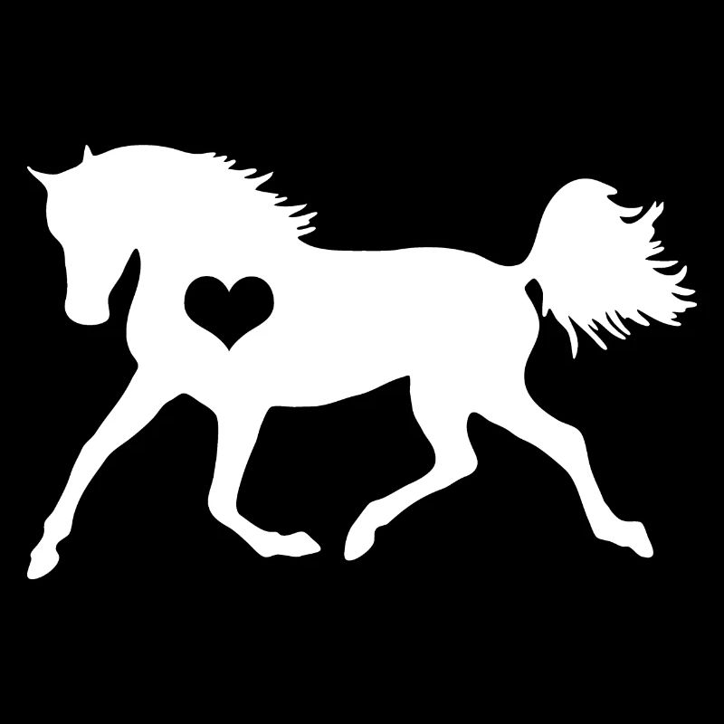 Pferd Herz Pferdeliebhaber Reiten Mädchen Geschenk