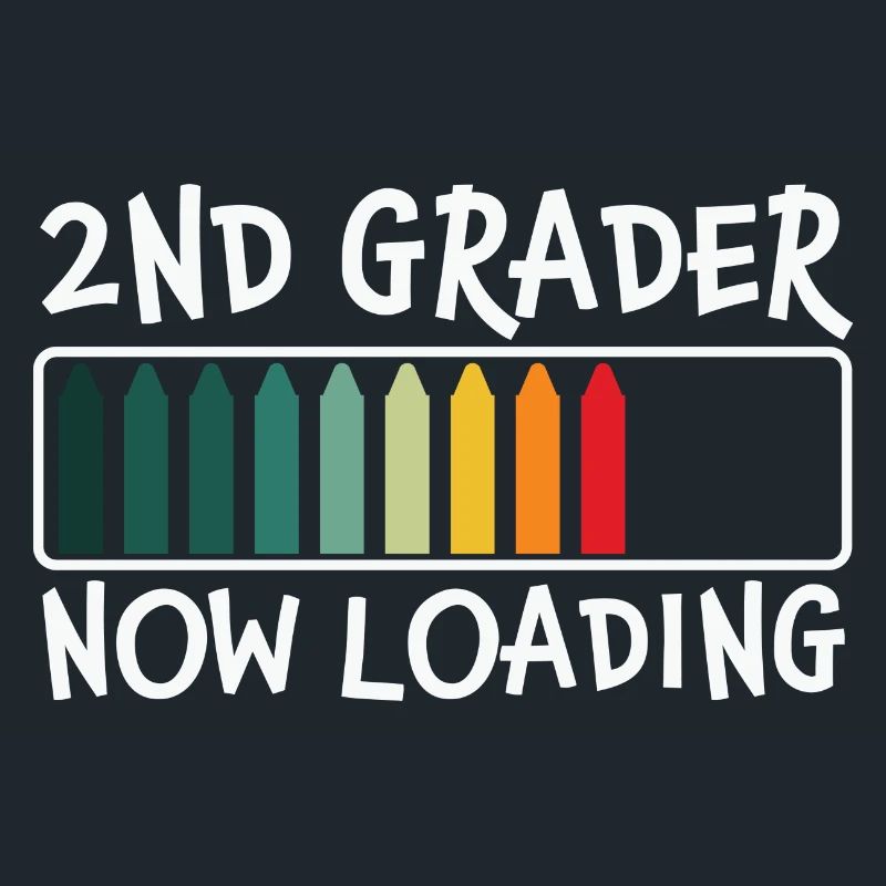 2nd grader now loading 2nd class shirt