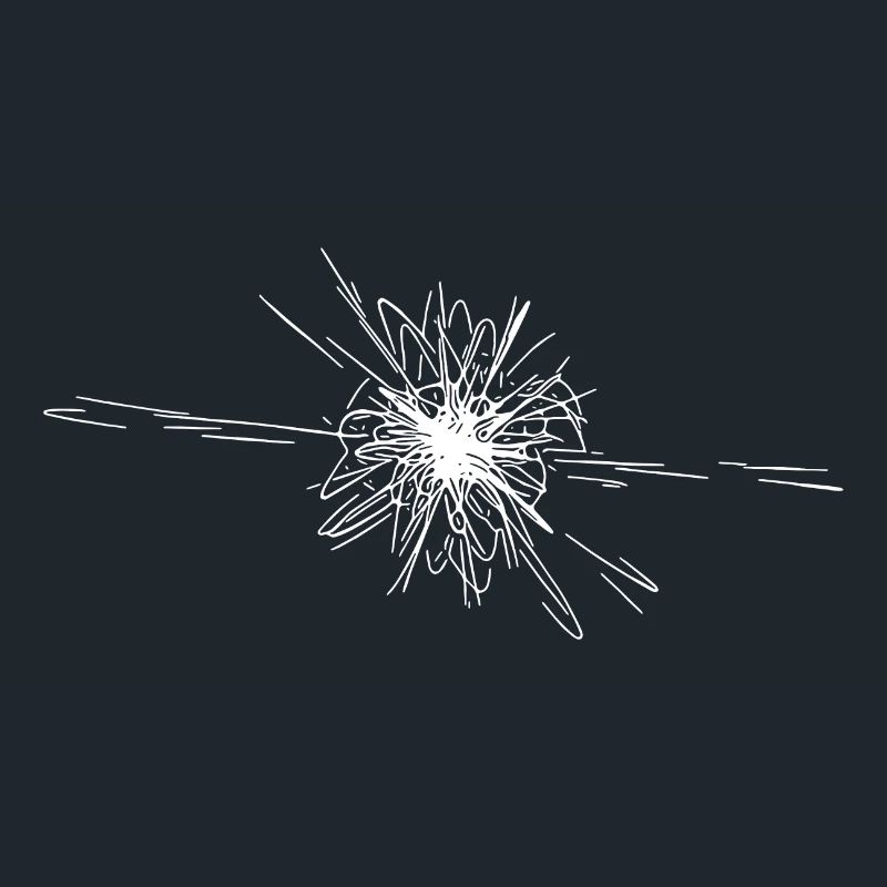 Vector Sternen Nova Explosion