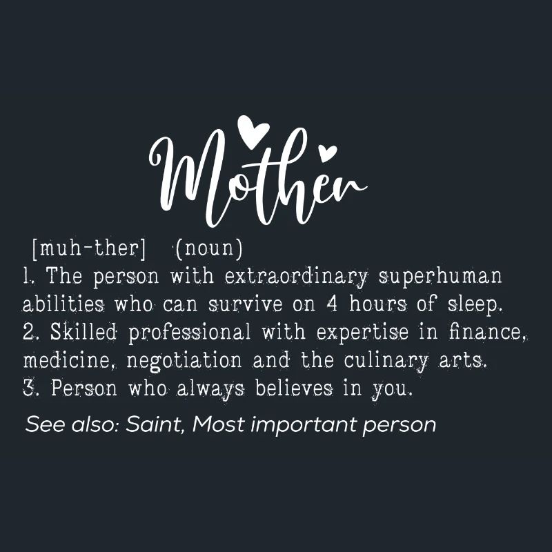 Mother Definition Muttertagsgeschenk englisch