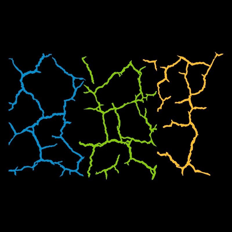 Boden Risse Muster Bunt