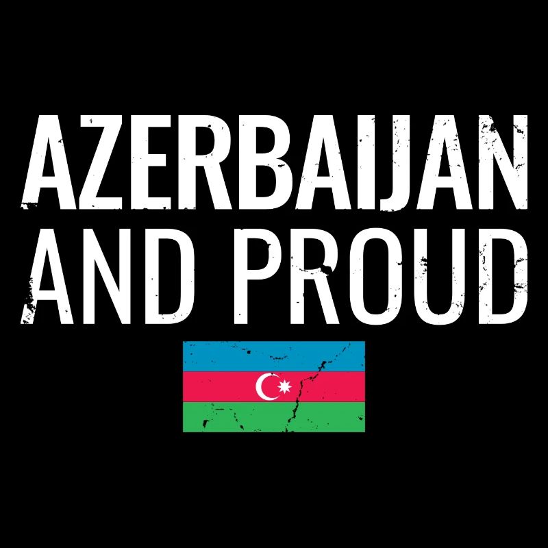 Azerbaijan And Proud Aserbaidschan Flagge