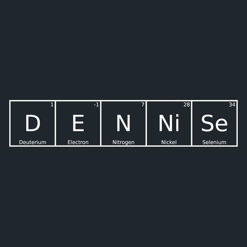 Dennise Name First Name Chemistry Periodic Table Element