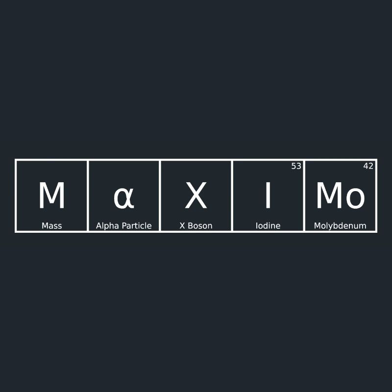 Nom Maximo Prénom Chimie Éléments du tableau périodique