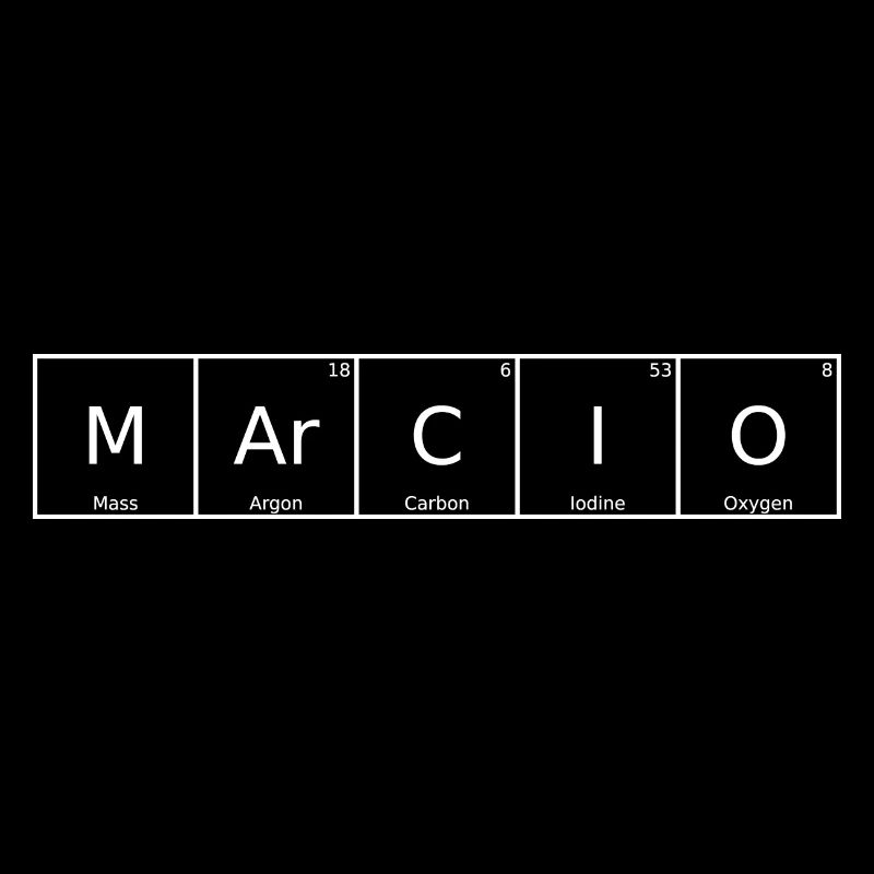 Marcio Nom Prénom Chimie Éléments du tableau périodique