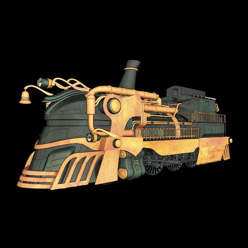 Locomotive à vapeur Steampunk