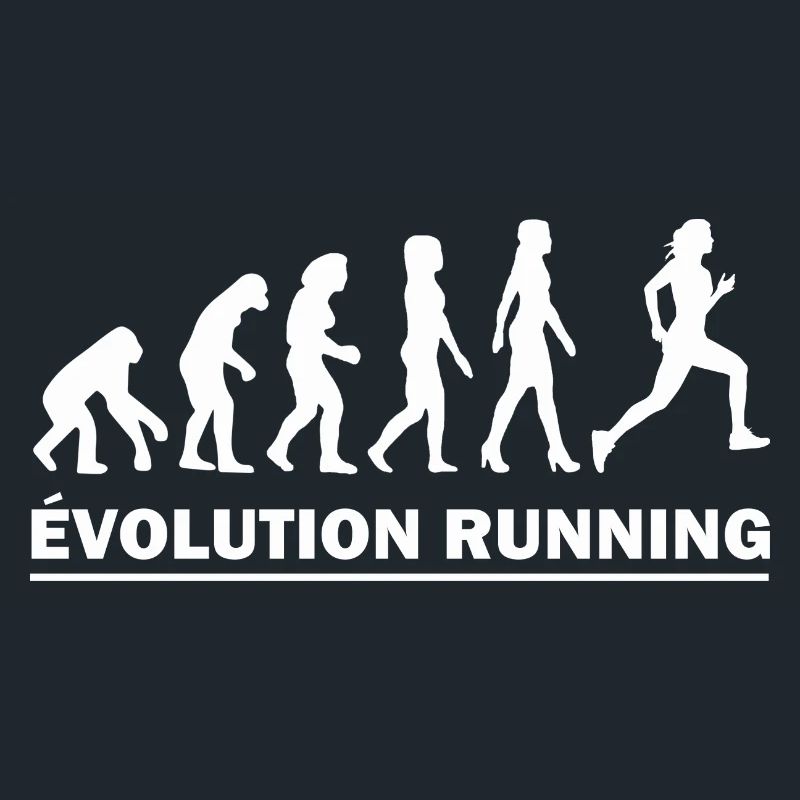 evolution running / humour course à pied