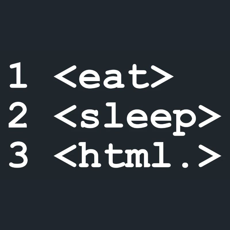 eat sleep html