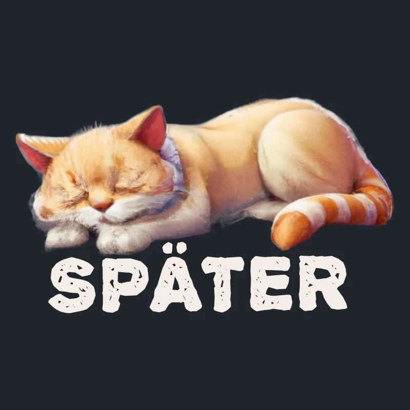 Sleeping cat, I'll do it later