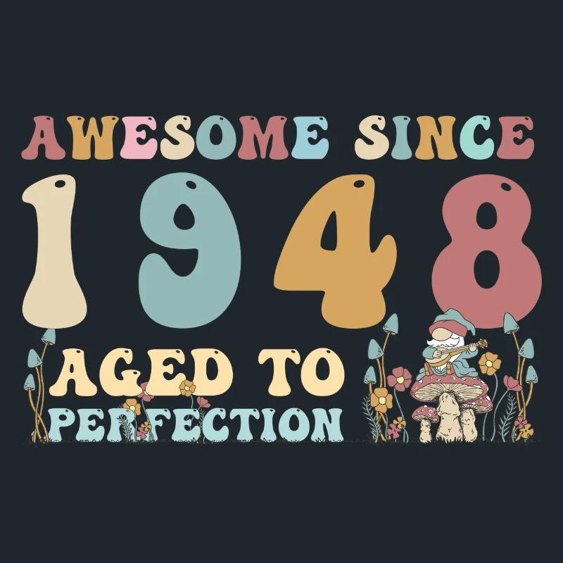 Super seit 1948 - 75. Geburtstag - 2023 Groovy