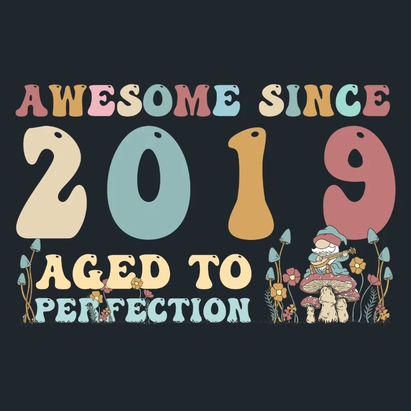 Super seit 2019 - 4. Geburtstag - 2023 Groovy