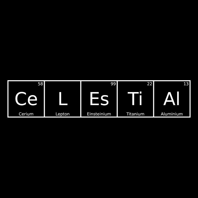 Nom céleste Prénom Chimie Tableau périodique
