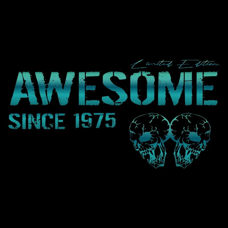 Awesome since 1975 Geschenk
