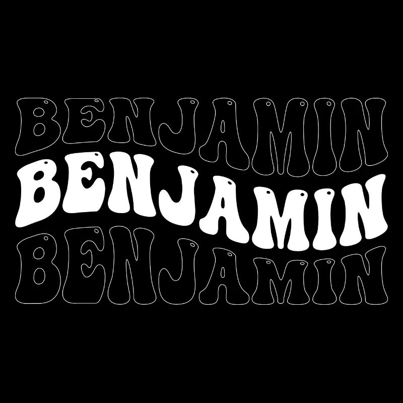 Funny Benjamin Groovy 4 Men Women Cool Benjamin