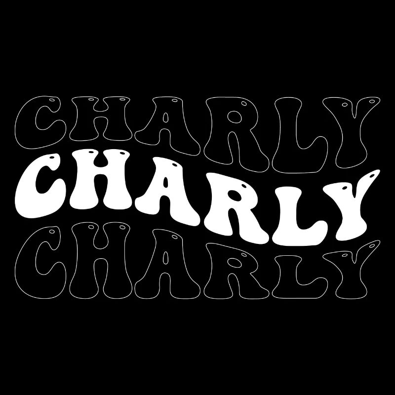 Funny Charly Groovy 4 Männer Damen Cool Charly Tie