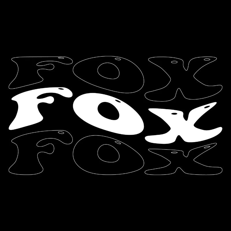 Funny Fox Groovy 4 Männer Frauen Cool Fox Tie Dye