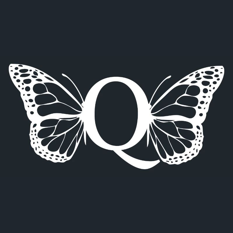 lettre q papillon