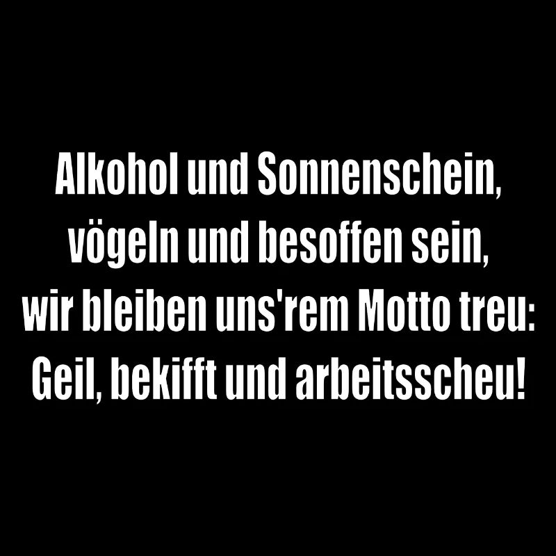 Alkohol und Sonnenschein