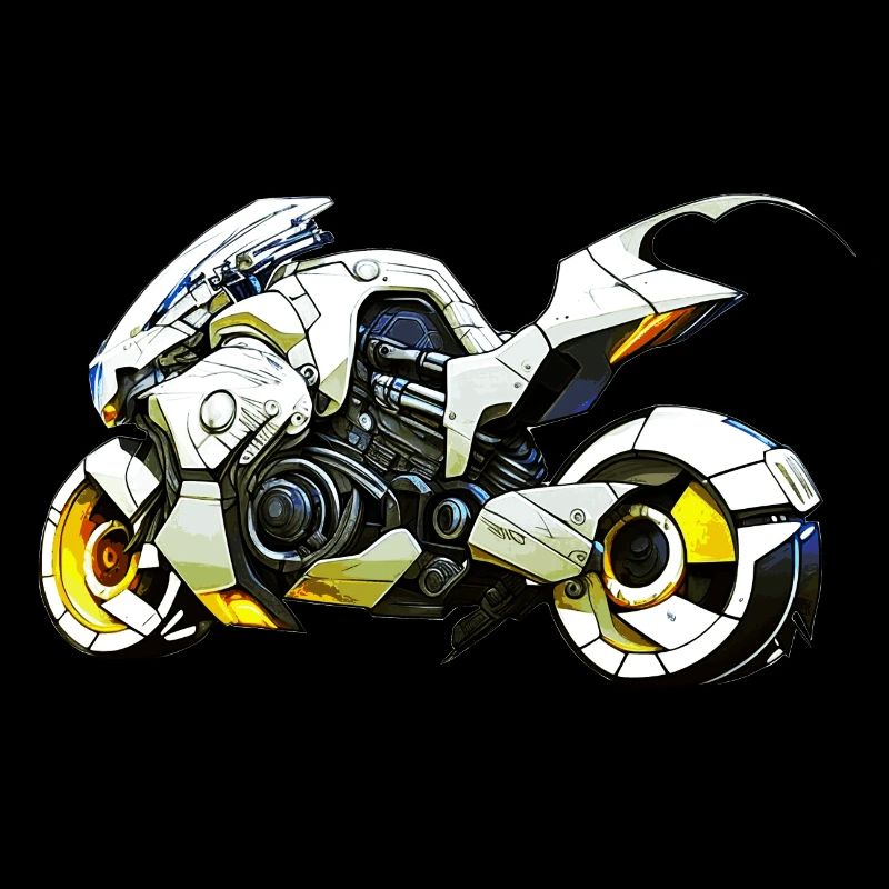 Motorcycle as racing machine in the future scenario