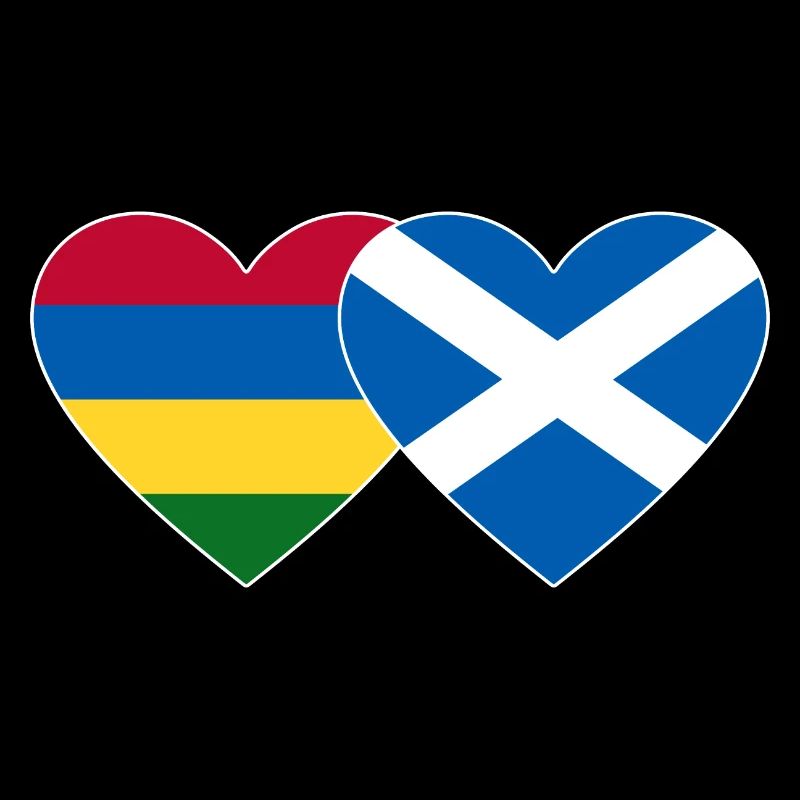 Maurice Écosse Flag Coeur