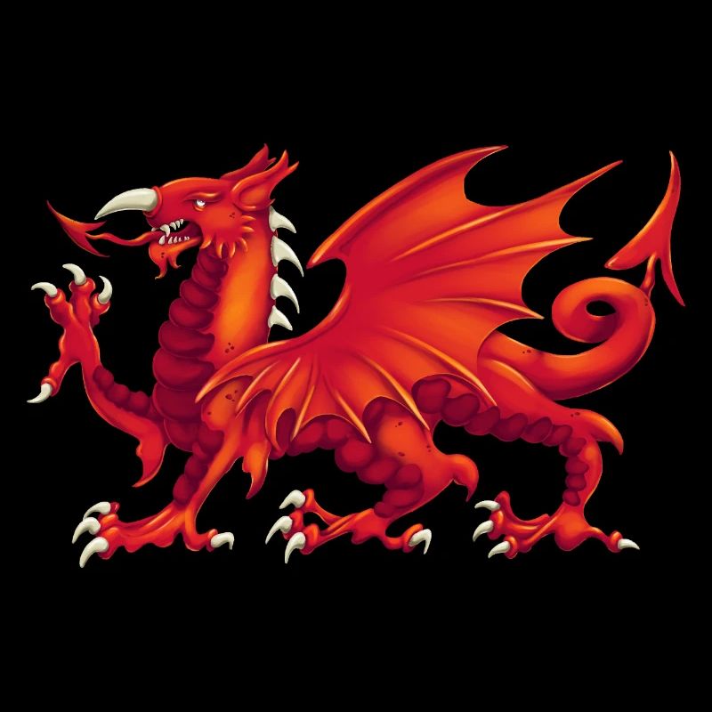 Welsh Dragon - Y Ddraig Goch