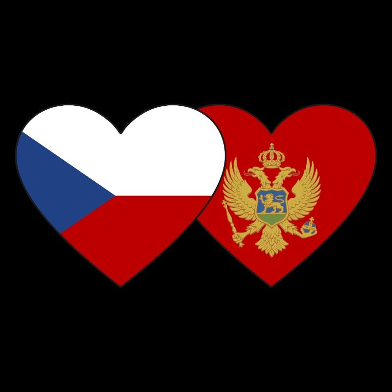 République tchèque Drapeau du Monténégro