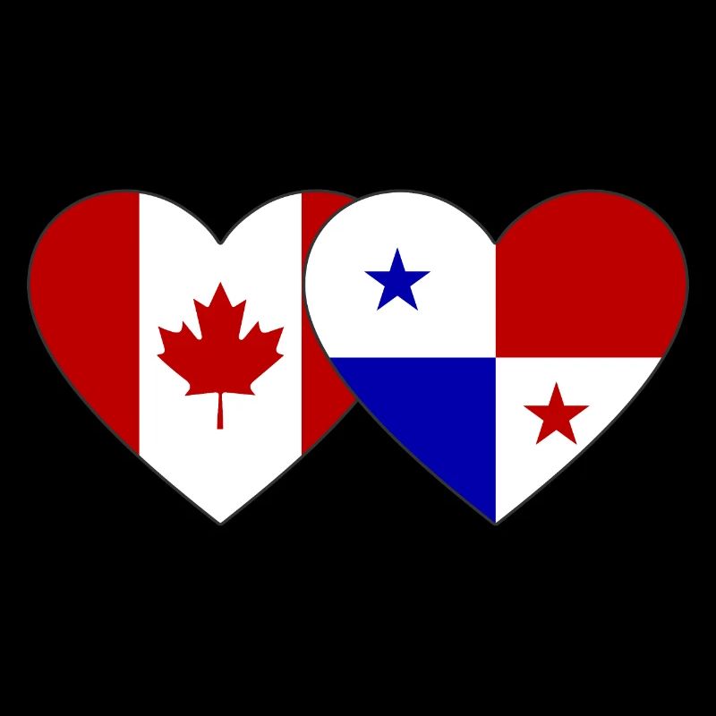 Kanada Panama Flagge