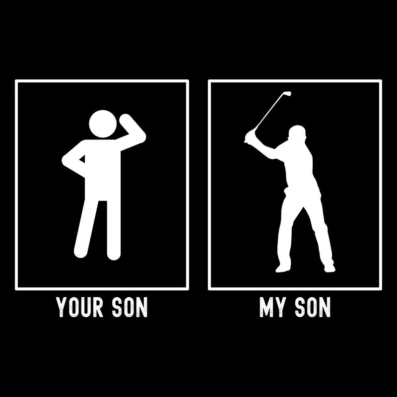 Your Son - My Son - Golf Swinging Vector