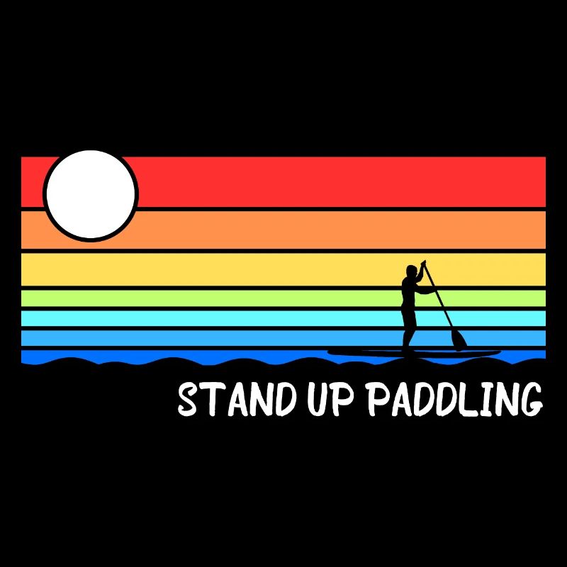 Stand Up Paddling Paddleboard Surfer SUP