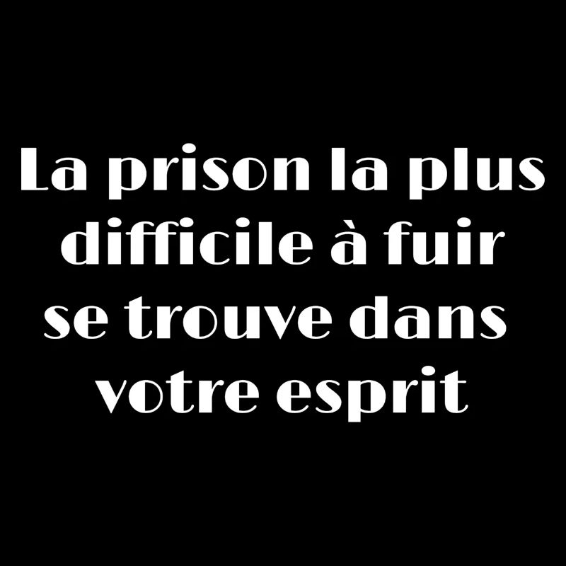 La prison la plus difficile à fuir se trouve...