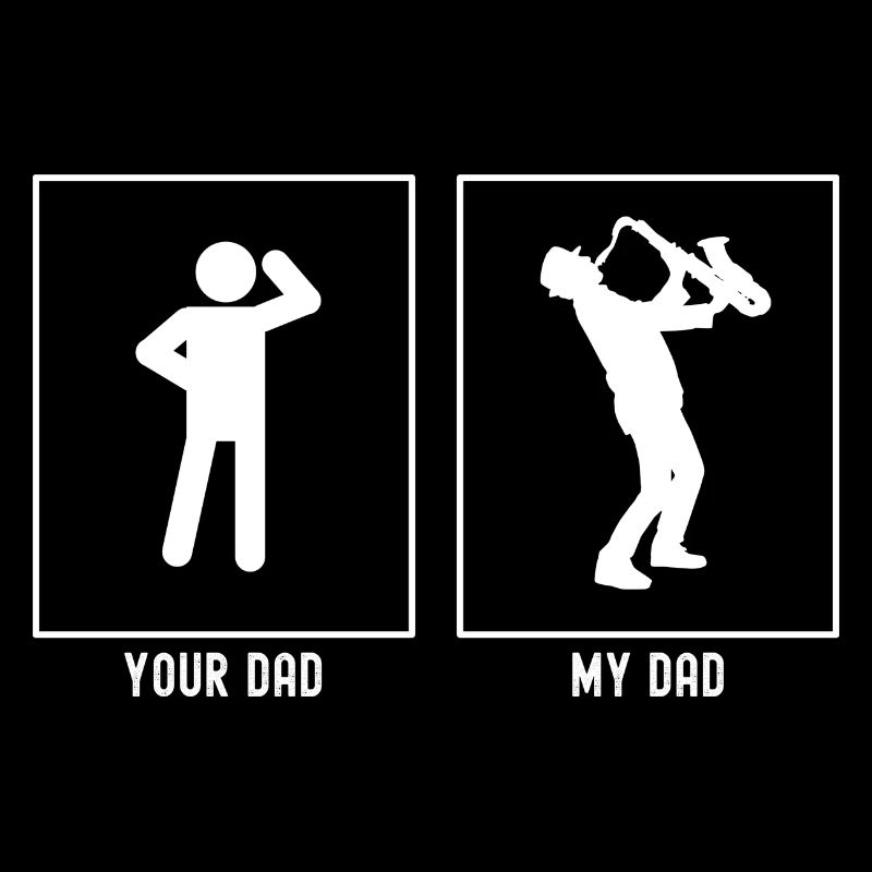 Son père - Mon père - Saxophoniste musical