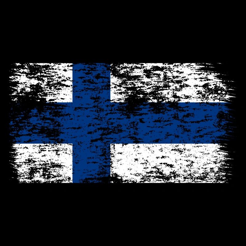 Finlande Drapeau Suomi Drapeau finlandais utilisé Look