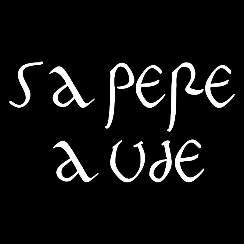 sapere aude