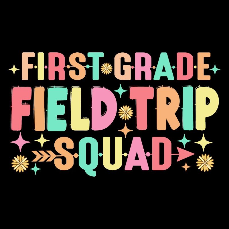 First Grade Field Trip Squad Teacher Students