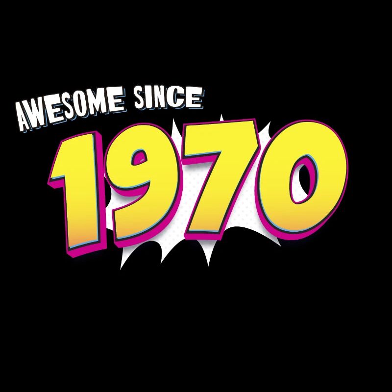 Rétro 53e anniversaire dans le Style de bande dessinée Pop Art