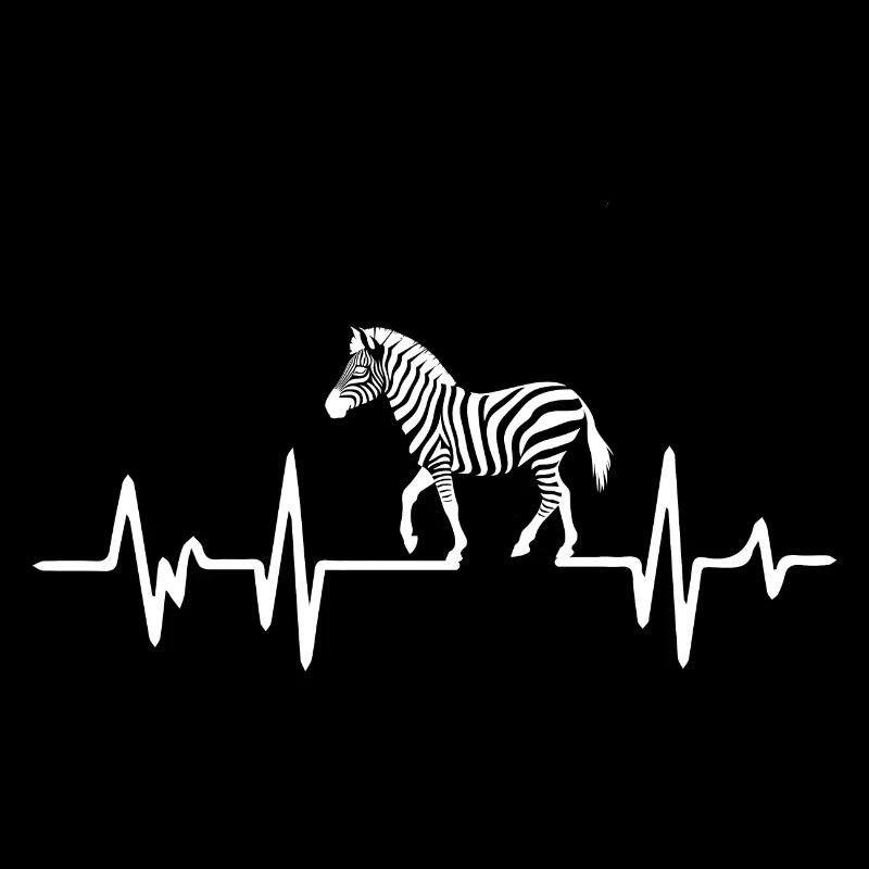 Zebra Heartbeat Pulse Heart