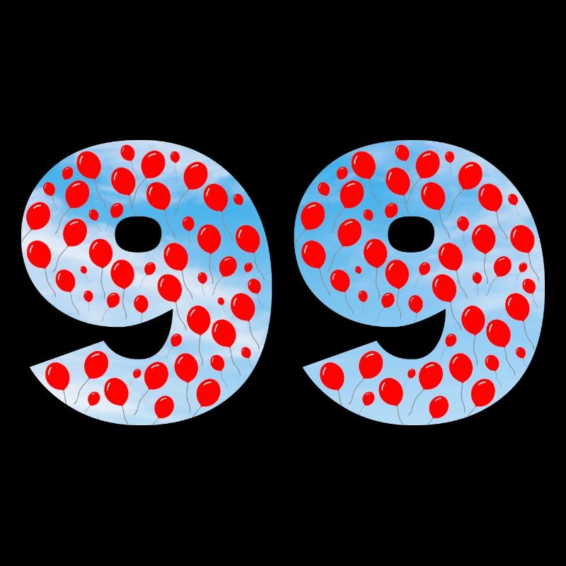 99 ballons - 99 ballons rouges