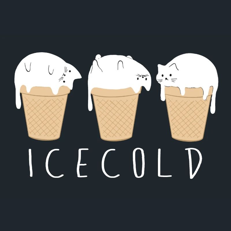 icecold katze lustige katze baby eiscreme